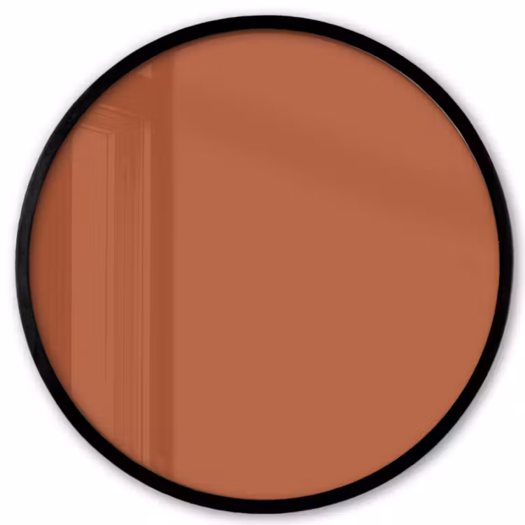 Burnt - Sienna - Oranje Fotolijst rond zonder passe partout klein 856 -3d