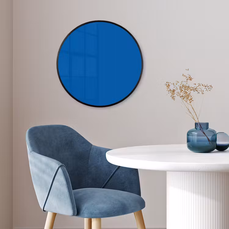 Classic - Azure - Blauw Fotolijst rond zonder passe partout klein 856 -sfeer2