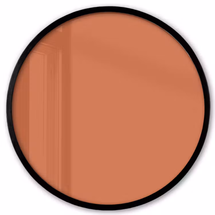 Classic - Terracotta - Oranje Fotolijst rond zonder passe partout klein 856 -3d