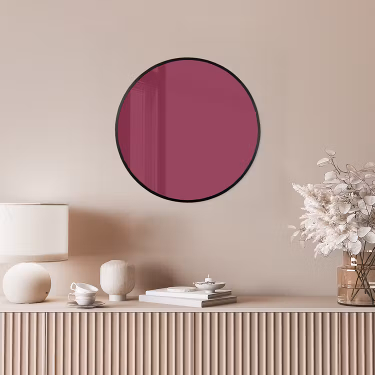 Deep - Rasberry - Rood Fotolijst rond zonder passe partout klein 856 -sfeer3