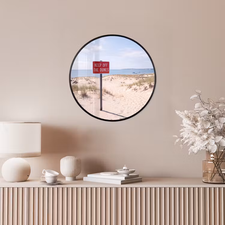 Duin - Bord - Kust - Landschap - Rood Fotolijst rond zonder passe partout klein -sfeer3