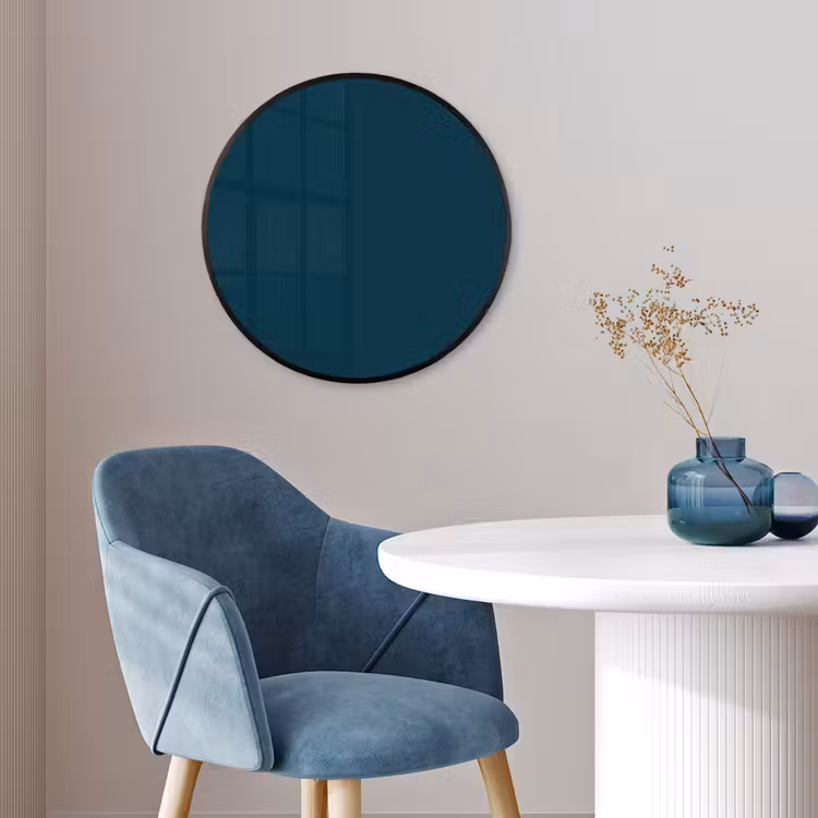 Dark - Indigo - Blauw Fotolijst rond zonder passe partout klein 856 -sfeer2