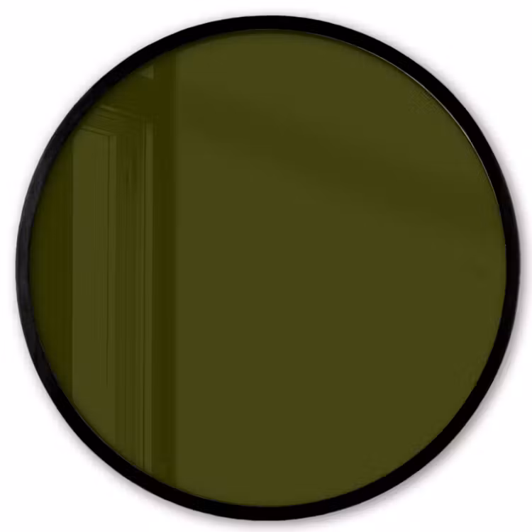 Dark - Olive - Groen Fotolijst rond zonder passe partout klein 856 -3d