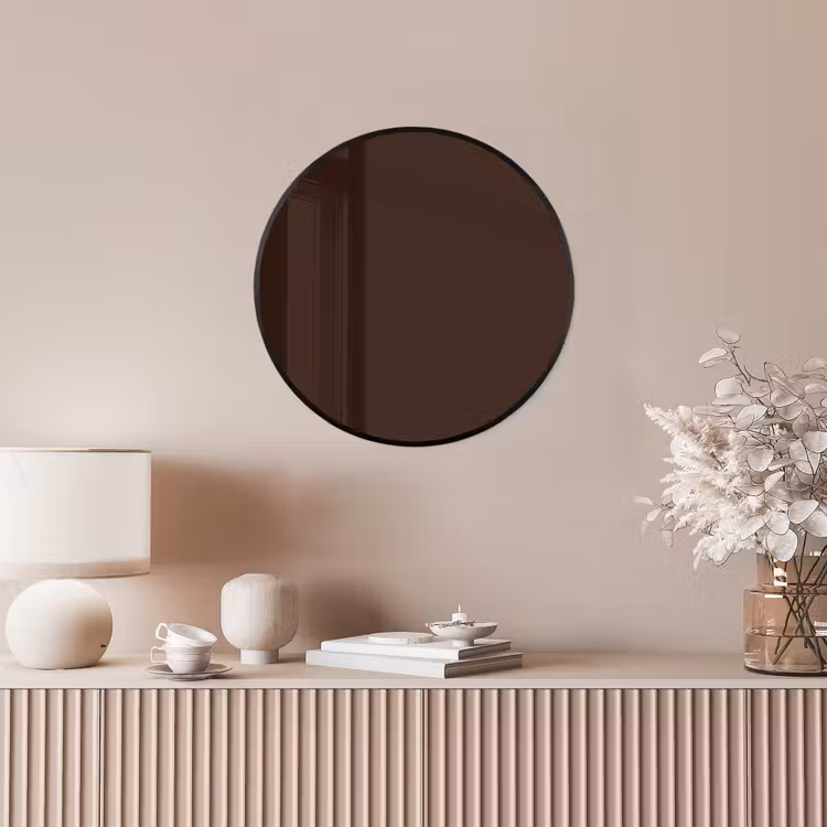 Dark - Chocolate - Bruin Fotolijst rond zonder passe partout klein 856 -sfeer3
