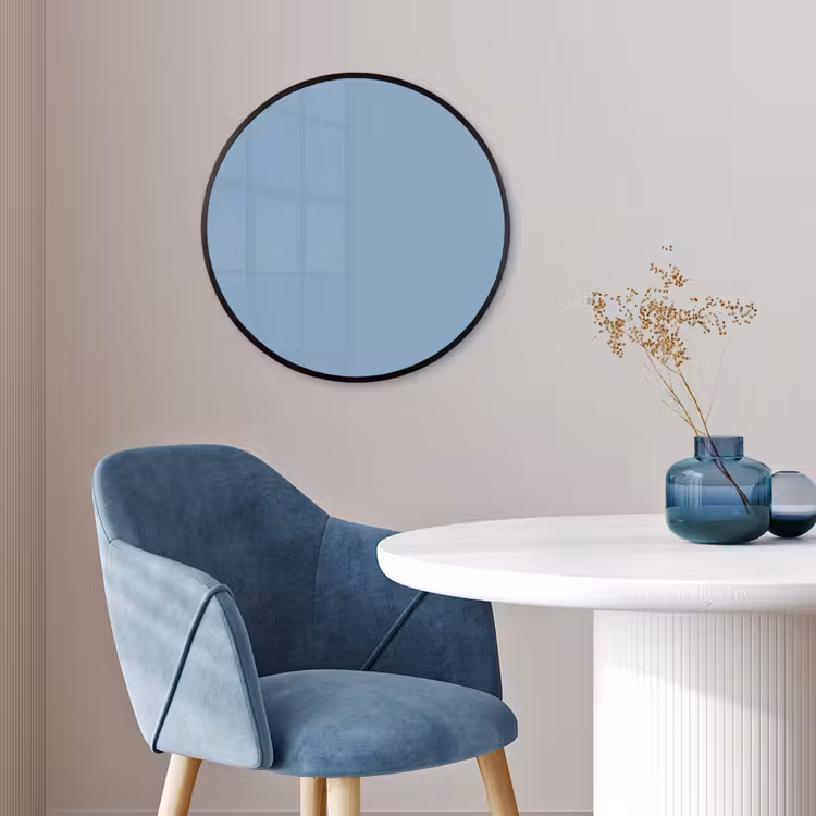Dusty - Denim - Blauw Fotolijst rond zonder passe partout klein 856 -sfeer2