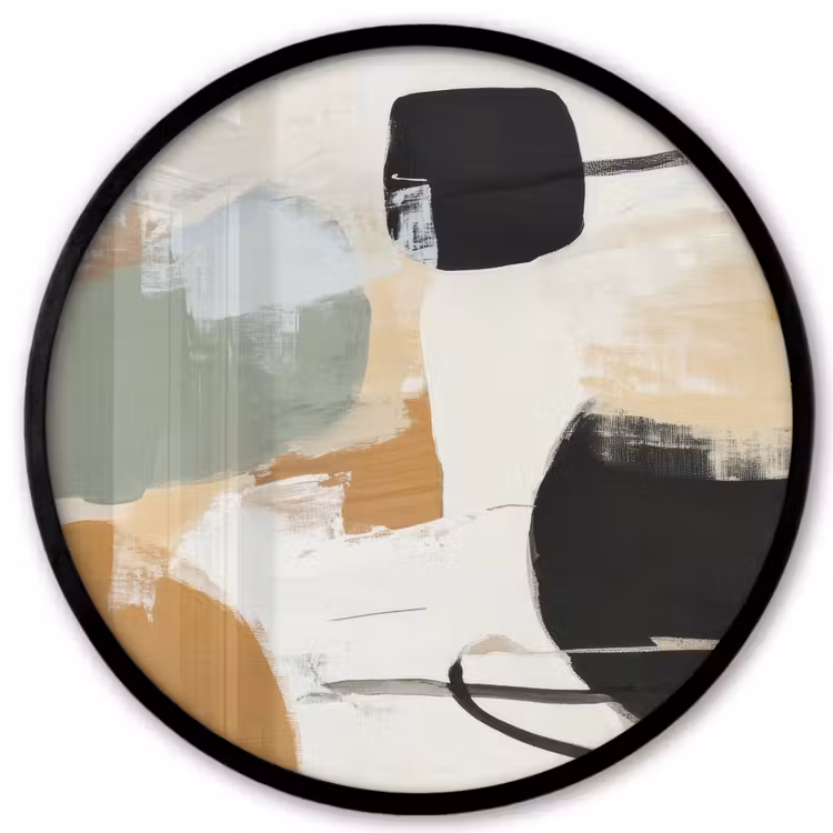 Paint - Abstract - Kleuren Fotolijst rond zonder passe partout klein -3d