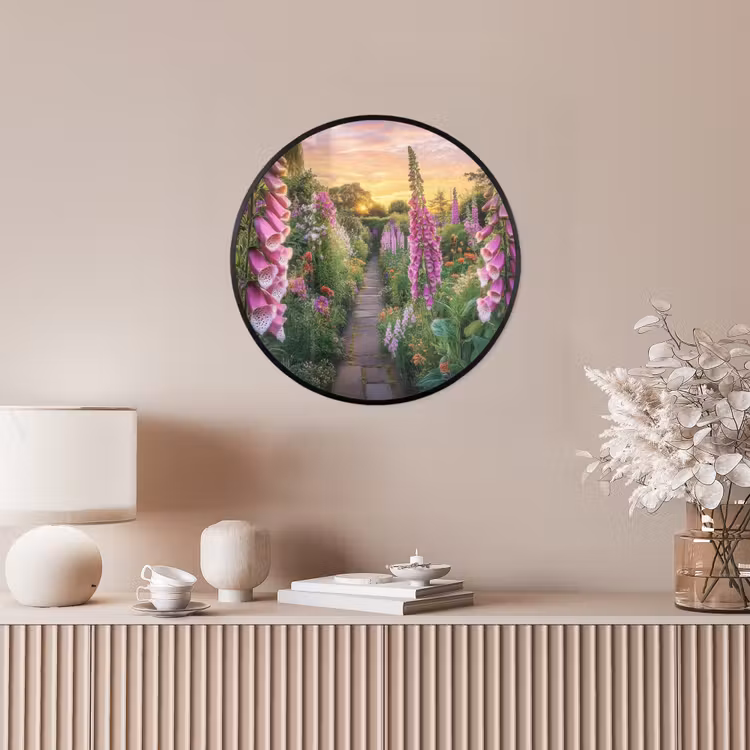 Vingerhoedskruid - Bloemen - Tuin Fotolijst rond zonder passe partout klein -sfeer3