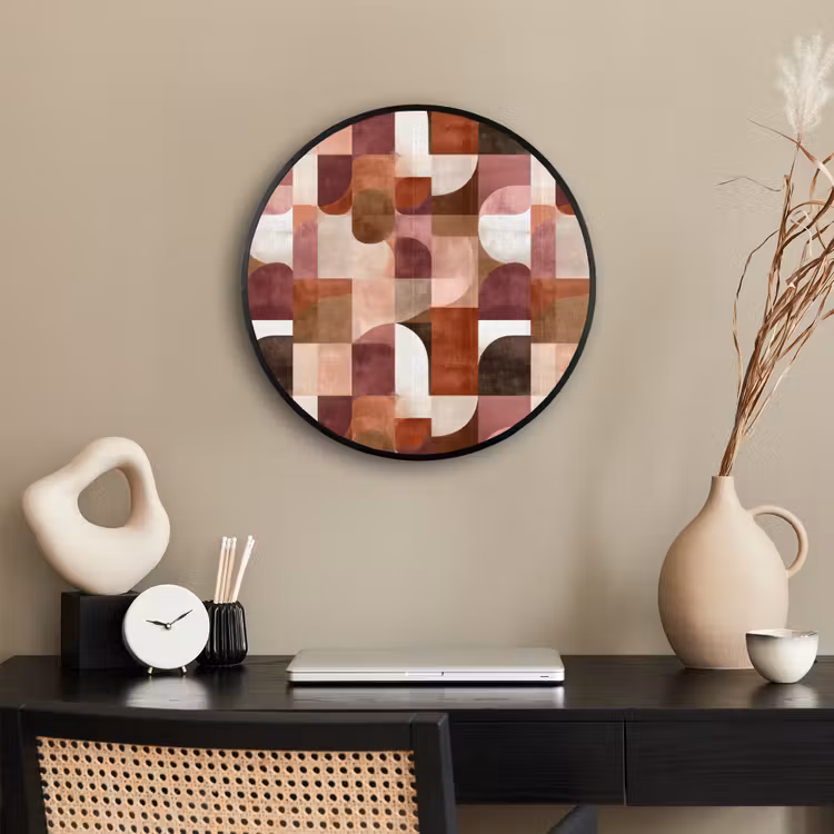 Geometrie - Modern - Retro Fotolijst rond zonder passe partout klein 856 -sfeer1