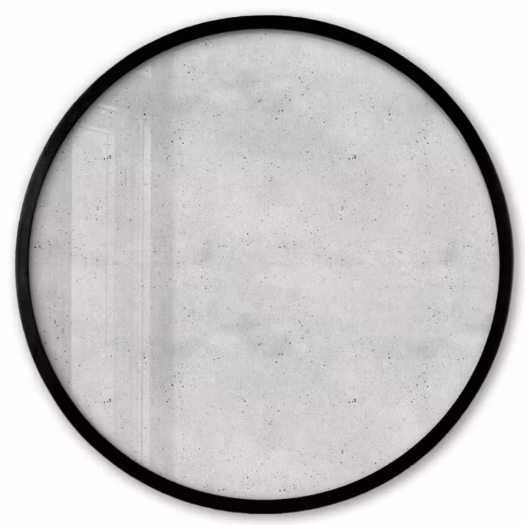 Grijs - Beton - Neutraal Fotolijst rond zonder passe partout klein 856 -3d