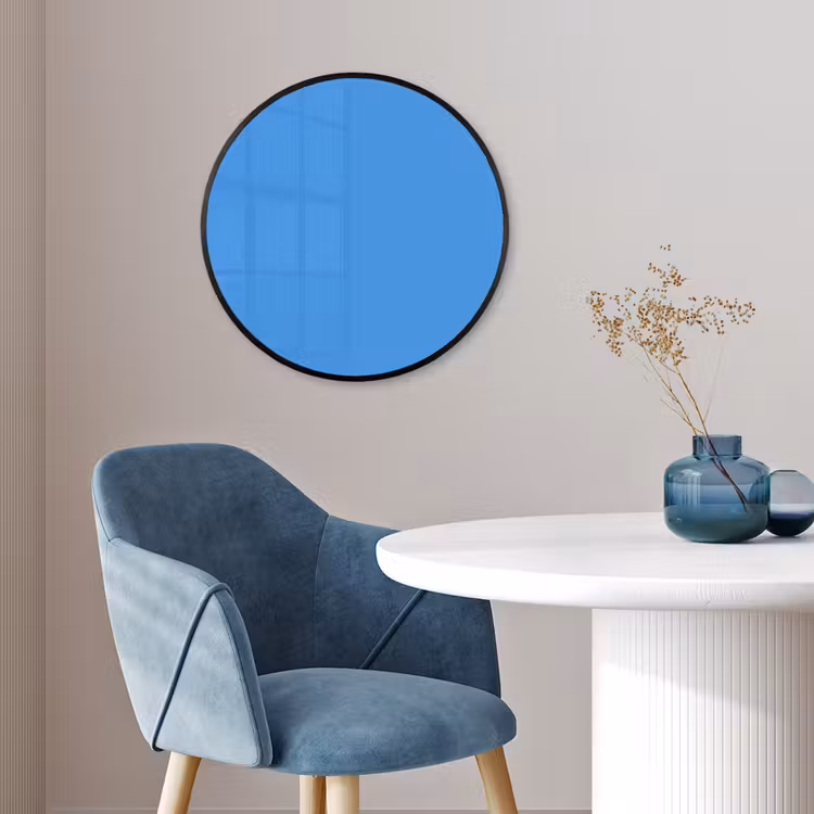Bright - Azure - Blauw Fotolijst rond zonder passe partout klein 856 -sfeer2