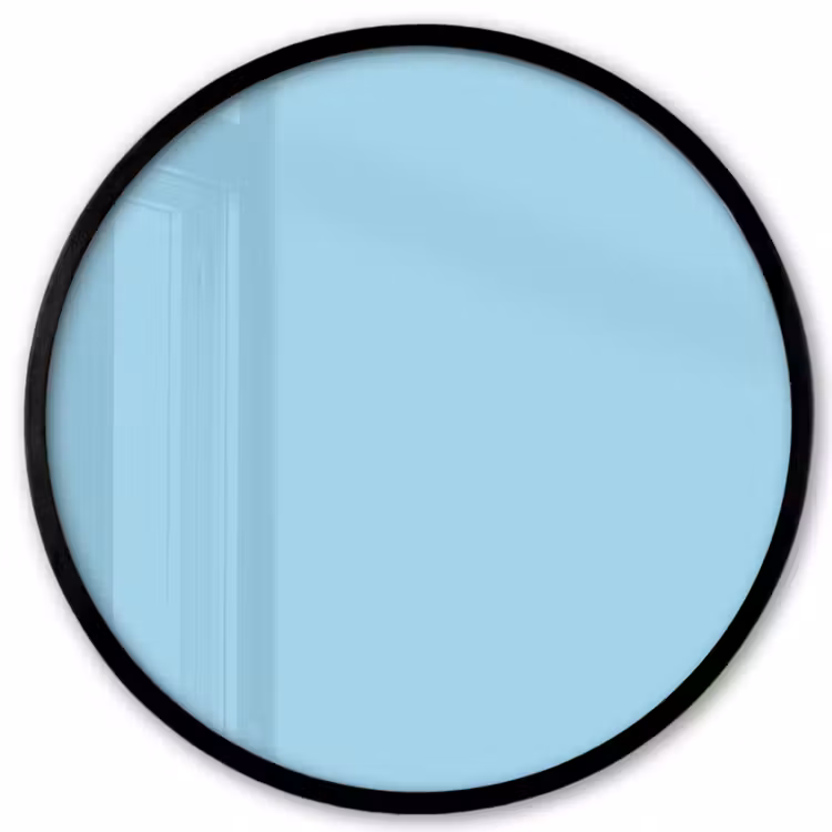 Ice - Blue - Blauw Fotolijst rond zonder passe partout klein 856 -3d