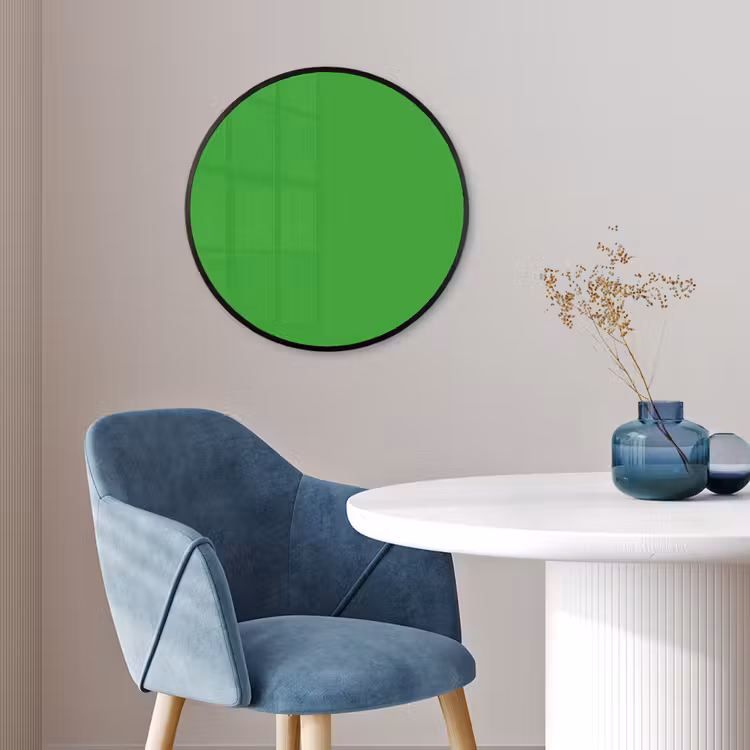 Kelly - Green - Groen Fotolijst rond zonder passe partout klein 856 -sfeer2
