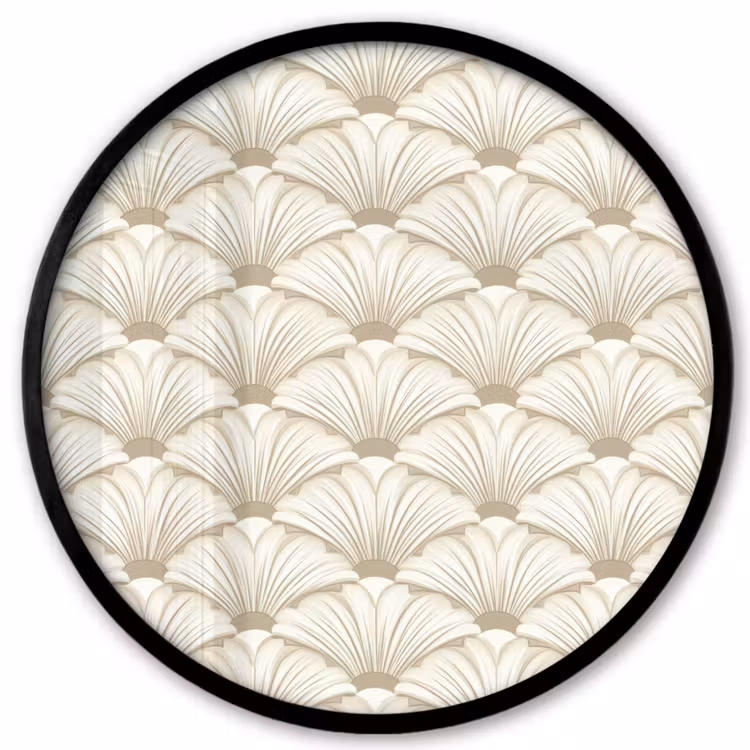 Klassiek - Art - Beige Fotolijst rond zonder passe partout klein 856 -3d