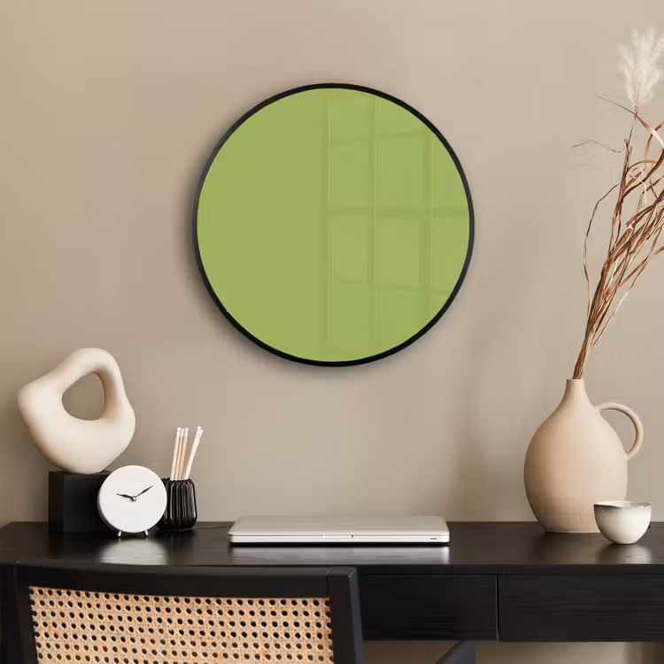 Lime - Glow - Groen Fotolijst rond zonder passe partout klein 856 -sfeer1