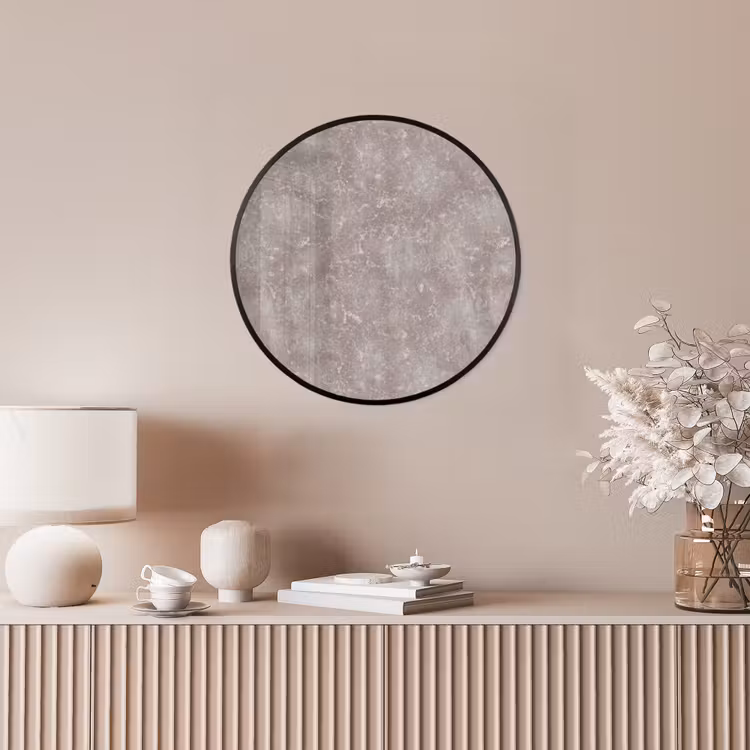 Marmer - Patroon - Mauve Fotolijst rond zonder passe partout klein 856 -sfeer3