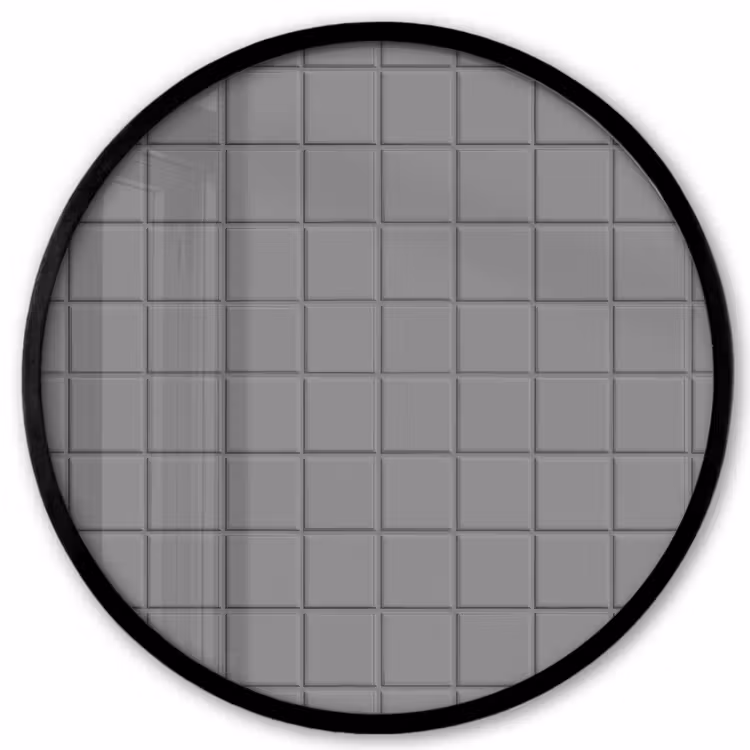 Modern - Patroon - Grijs Fotolijst rond zonder passe partout klein 856 -3d