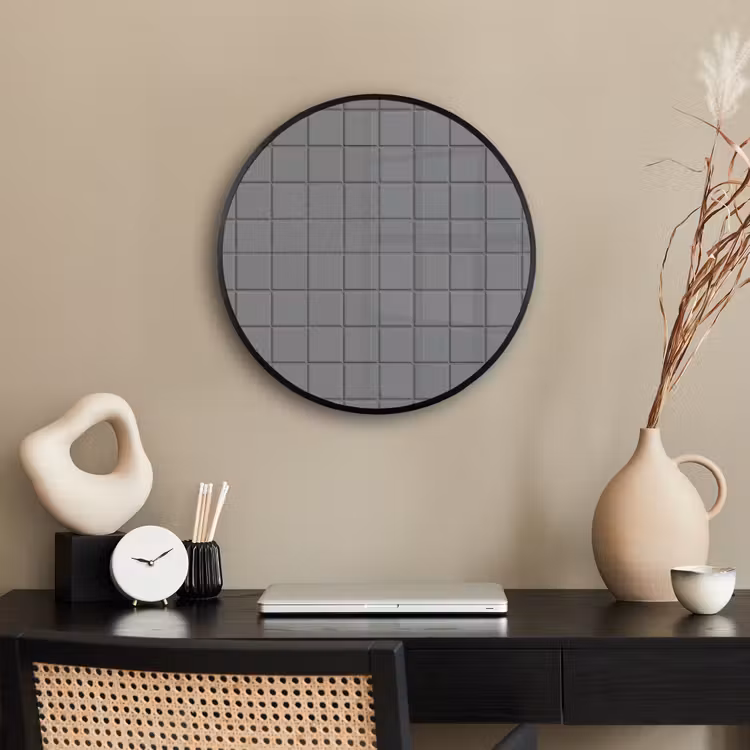 Modern - Patroon - Grijs Fotolijst rond zonder passe partout klein 856 -sfeer1