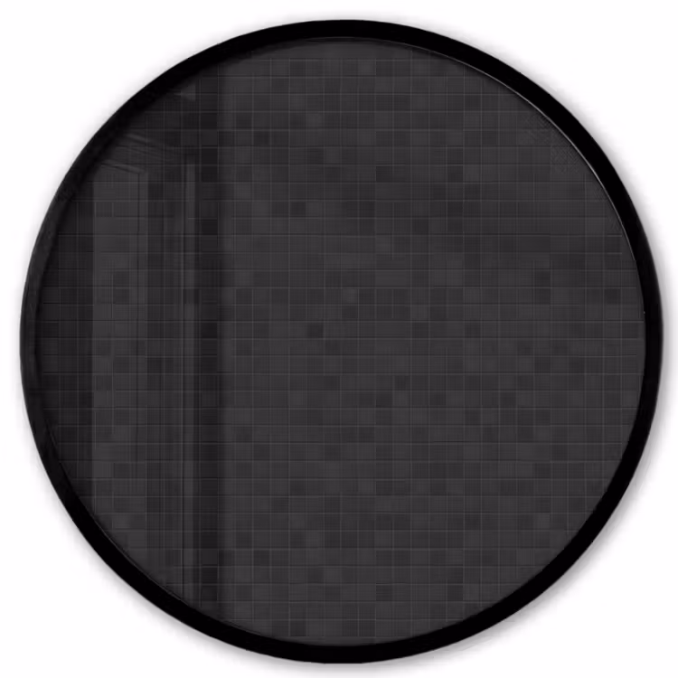Mozaïek - Patroon - Antraciet - Zwart Fotolijst rond zonder passe partout klein 856 -3d