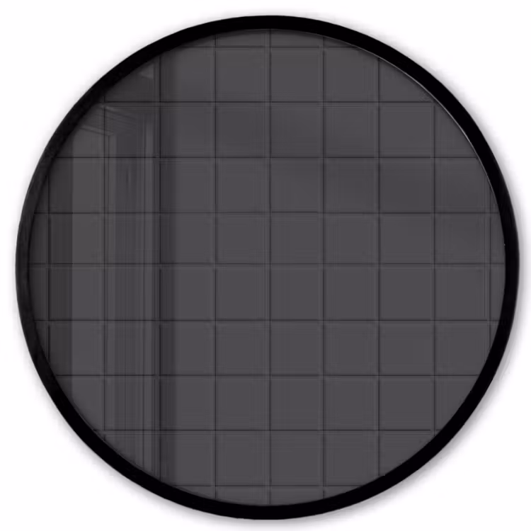 Patroon - Tegel - Antraciet Fotolijst rond zonder passe partout klein 856 -3d