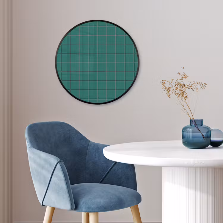 Patroon - Patroon - Smaragd Fotolijst rond zonder passe partout klein 856 -sfeer2