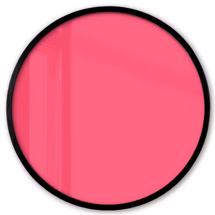 Neon - Flamingo - Roze Fotolijst rond zonder passe partout klein 856 -3d