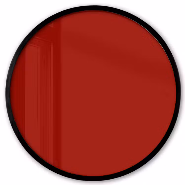 Oxblood - Maroon - Rood Fotolijst rond zonder passe partout klein 856 -3d