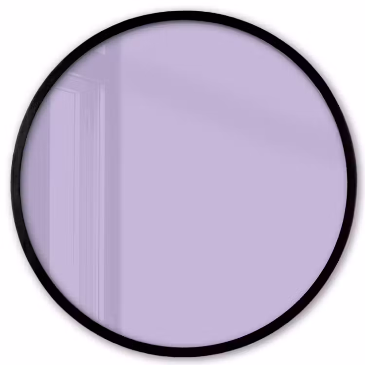 Pastel - Lilac - Paars Fotolijst rond zonder passe partout klein 856 -3d