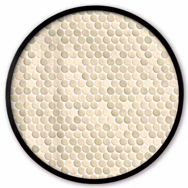 Penny - Mozaïek - Zand Fotolijst rond zonder passe partout klein 856 -3d