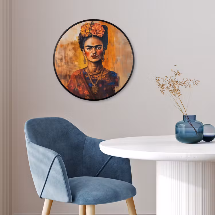 Portret - Sieraden - Schilderachtig Fotolijst rond zonder passe partout klein -sfeer2