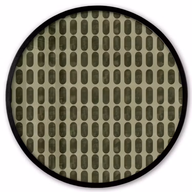 Ritmisch - Effect - Groen Fotolijst rond zonder passe partout klein 856 -3d