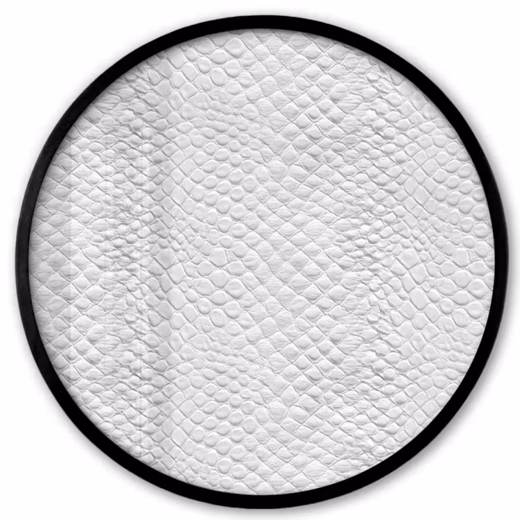 Slang - Patroon - Wit Fotolijst rond zonder passe partout klein 856 -3d