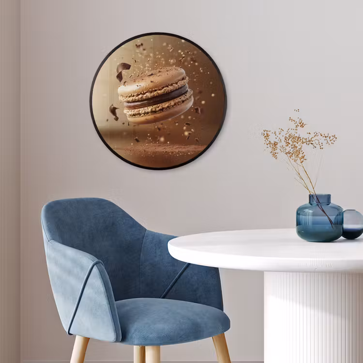 Chocolade - Macarons - Eten - Snoep Fotolijst rond zonder passe partout klein -sfeer2