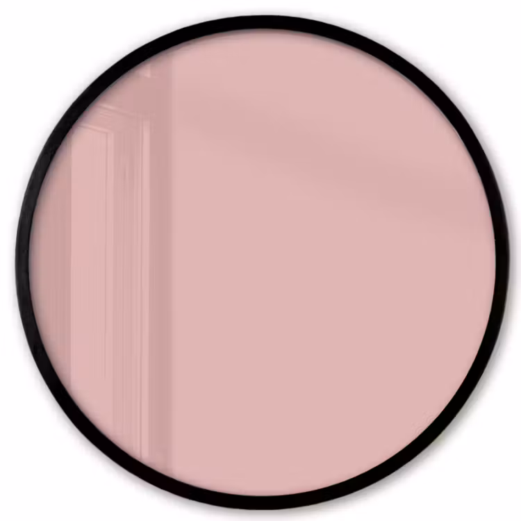 Soft - Blush - Roze Fotolijst rond zonder passe partout klein 856 -3d