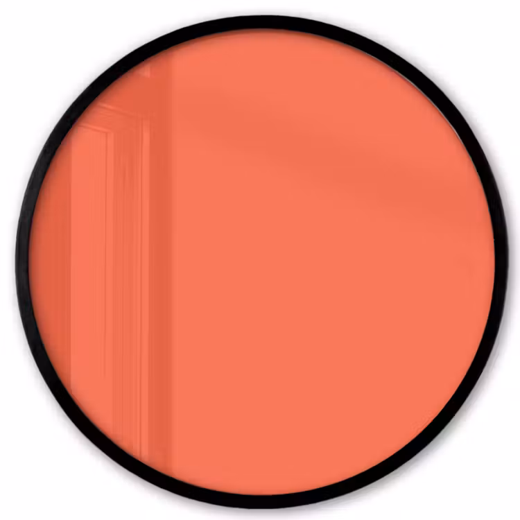 Sunset - Salmon - Oranje Fotolijst rond zonder passe partout klein 856 -3d