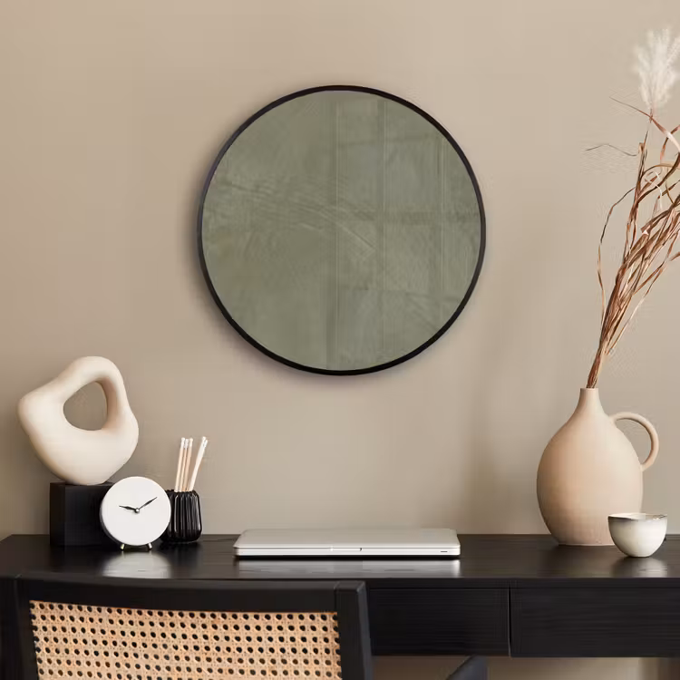 Textuur - Betonlook - Achtergrond - Modern - Groen Fotolijst rond zonder passe partout klein -sfeer1