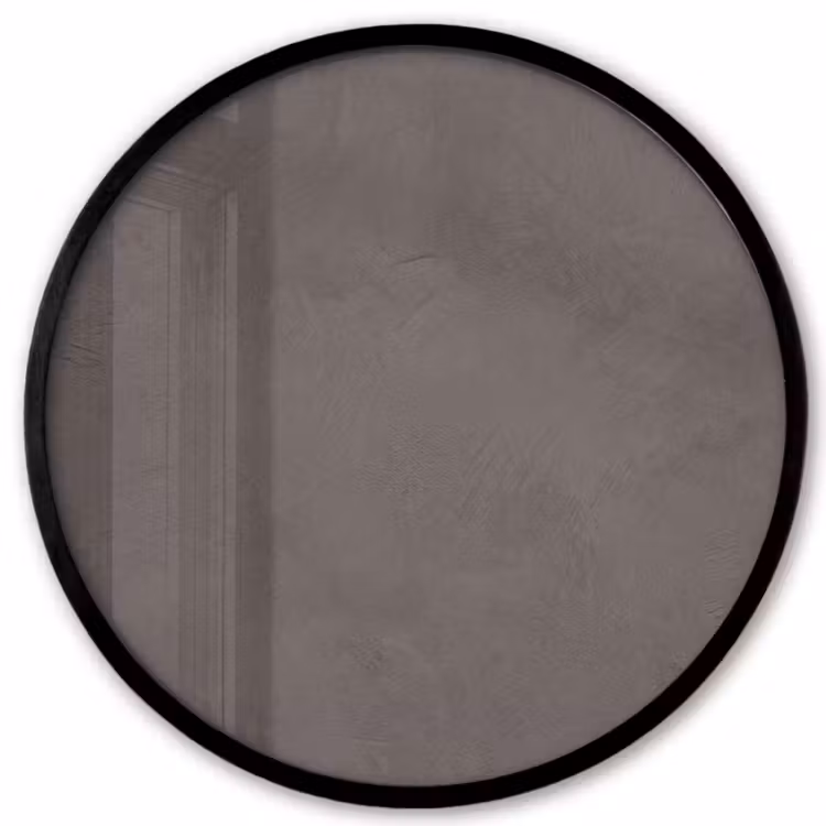 Textuur - Grijs - Modern - Abstract - Oppervlak Fotolijst rond zonder passe partout klein -3d
