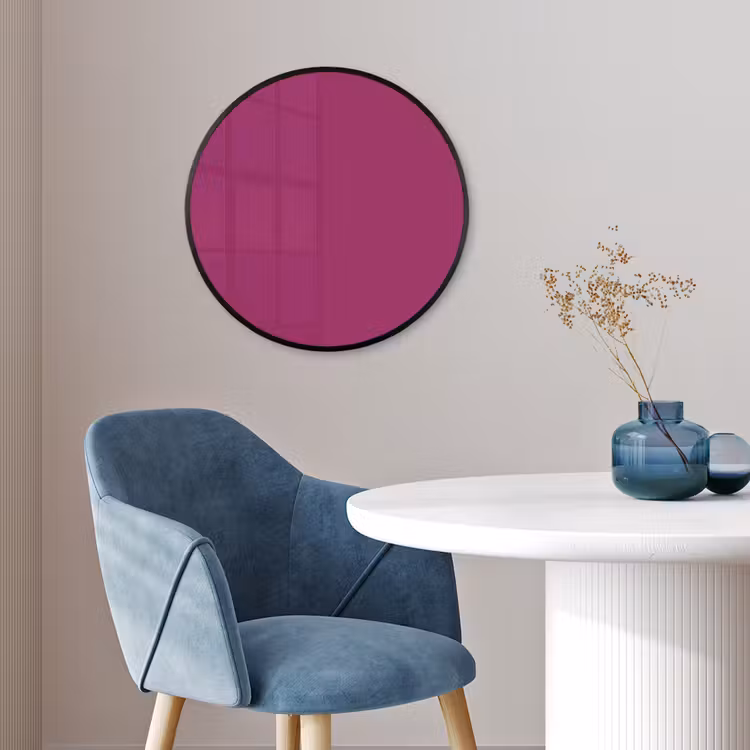 Deep - Magenta - Paars Fotolijst rond zonder passe partout klein 856 -sfeer2
