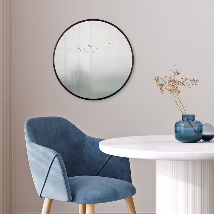 Vogel - Vlucht - Natuur - Minimalistisch Fotolijst rond zonder passe partout klein -sfeer2