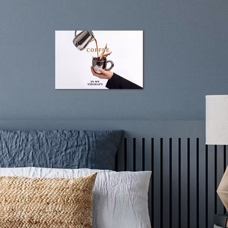 Koffie - Mok - Kan - Therapie poster papier klein -sfeer2
