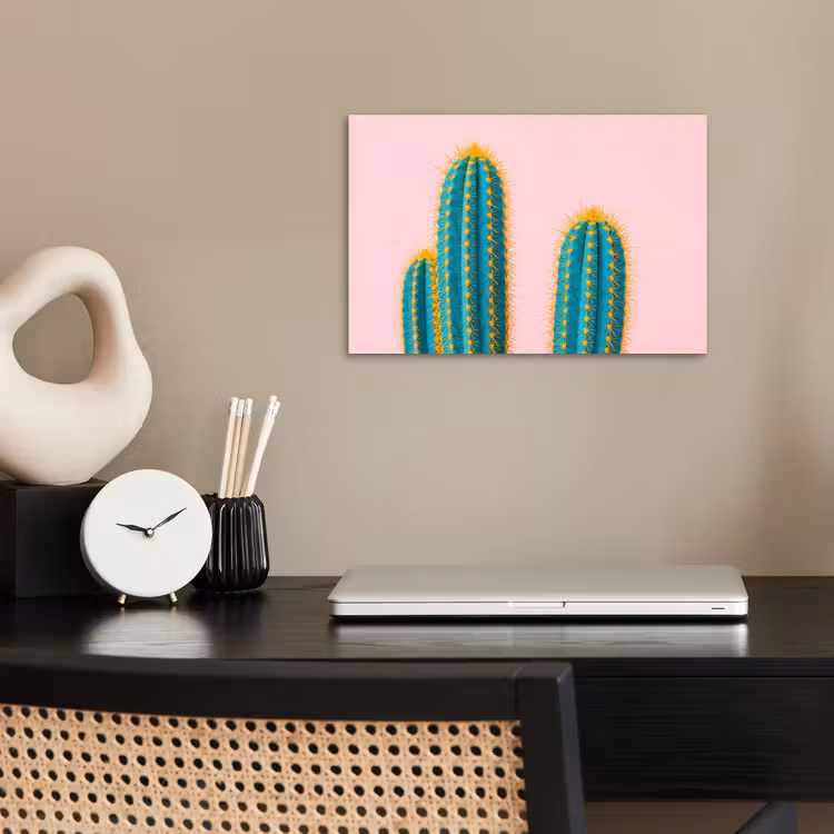 Cactussen - Modern - Pastel poster papier klein -sfeer1
