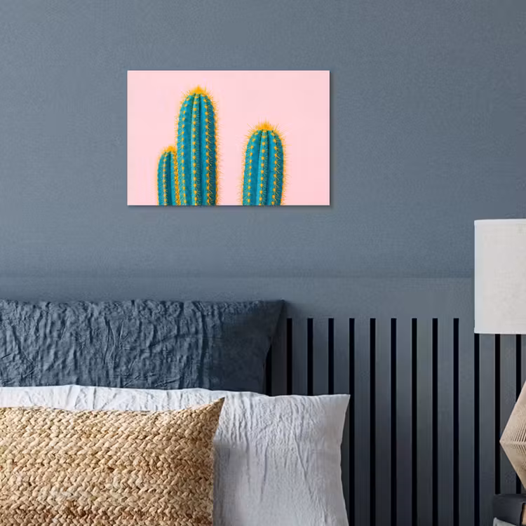 Cactussen - Modern - Pastel poster papier klein -sfeer2