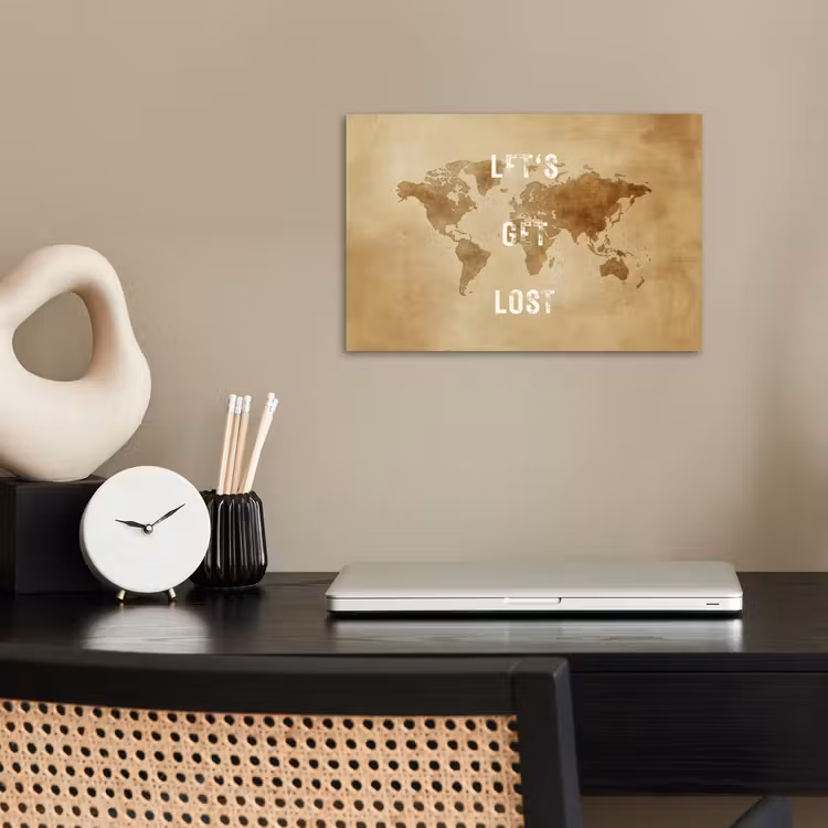 Kaart - Vintage - Quote poster papier klein -sfeer1