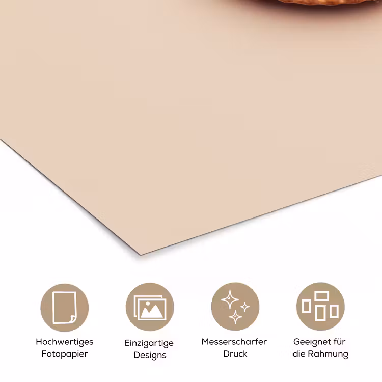 Koekje - Kruimels - beige poster papier klein -tcloseup_DE