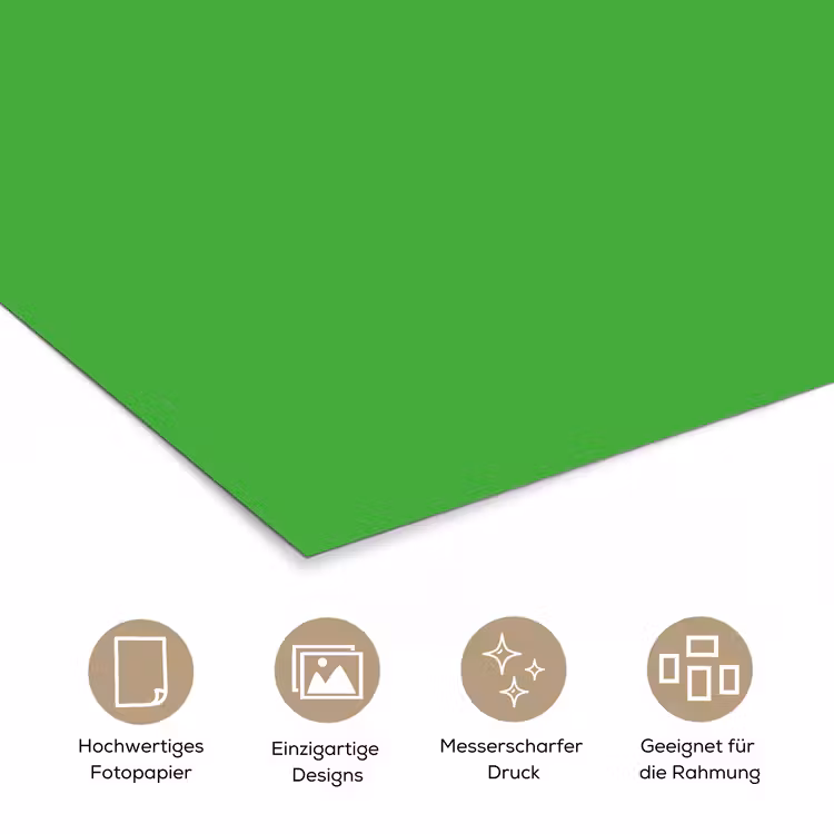Kelly - Green - Groen poster papier klein 62 -tcloseup_DE