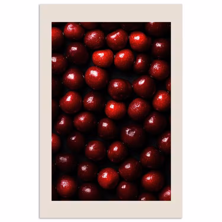 Kersen - Rood poster papier klein -3d