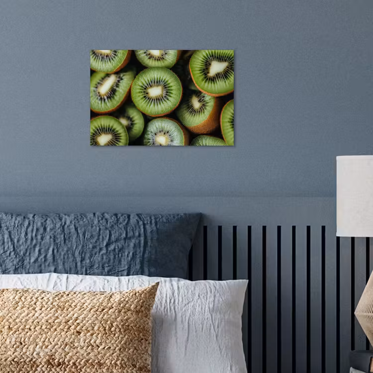 Kiwi - Fruit - Groen poster papier klein -sfeer2