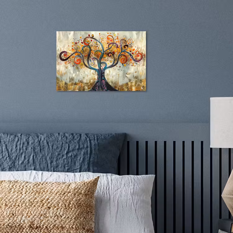 Kunst - Levensboom - Botanisch - Abstract poster papier klein -sfeer2