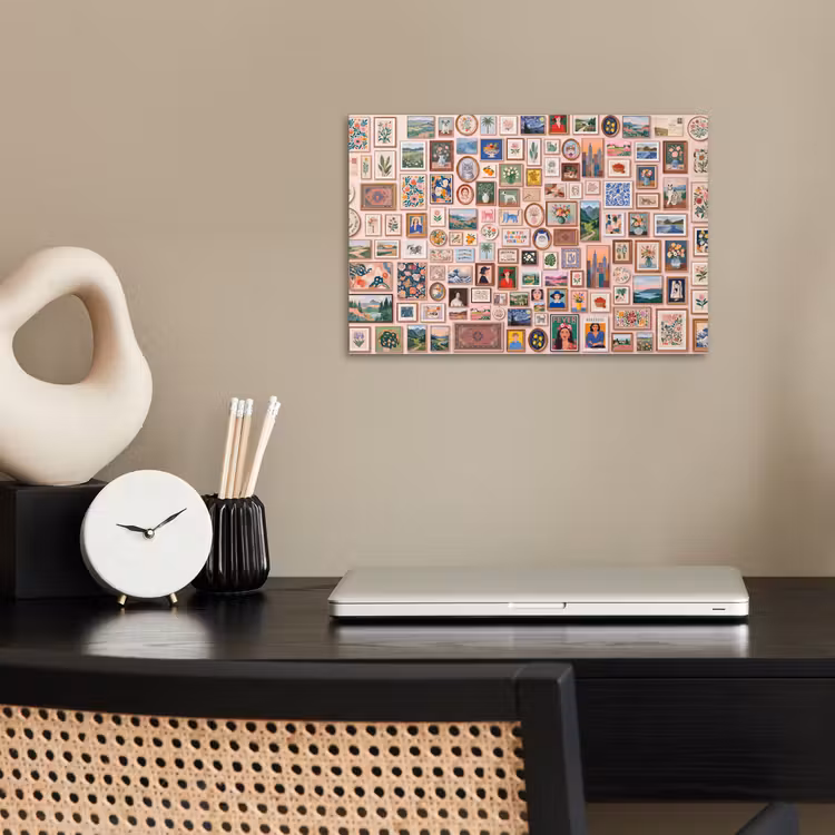Kunst - Collectie - Decoratie - Modern - Kleurrijk poster papier klein -sfeer1