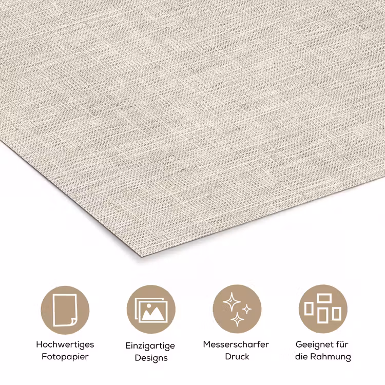 Linnen - Textuur - Beige poster papier klein 62 -tcloseup_DE