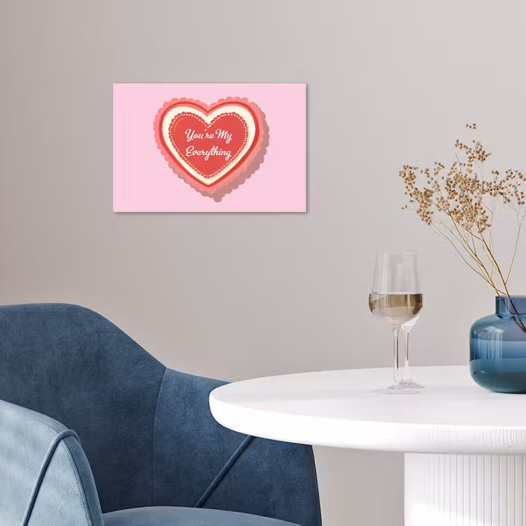 Liefde - Hart - Valentijn poster papier klein -sfeer3